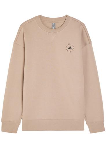 Logo-print cotton sweatshirt by ADIDAS X STELLA MCCARTNEY