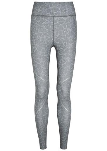 Printed stretch-jersey leggings by ADIDAS X STELLA MCCARTNEY