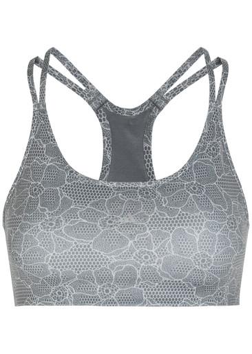 Printed stretch-jersey training bra by ADIDAS X STELLA MCCARTNEY