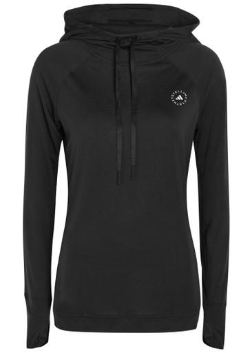 Studio hoodied jersey training top by ADIDAS X STELLA MCCARTNEY