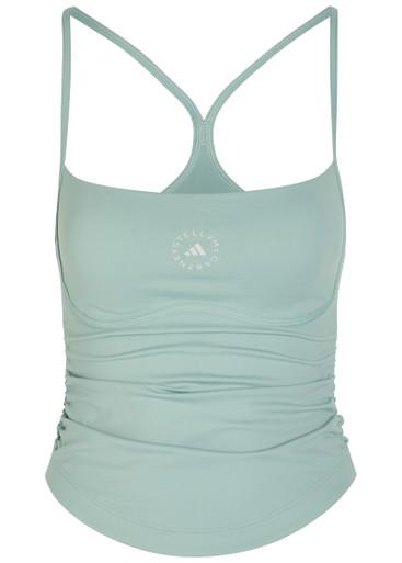 Studio logo cropped stretch-jersey top by ADIDAS X STELLA MCCARTNEY