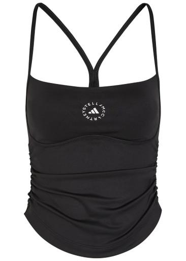 Studio logo-print stretch-jersey tank top by ADIDAS X STELLA MCCARTNEY