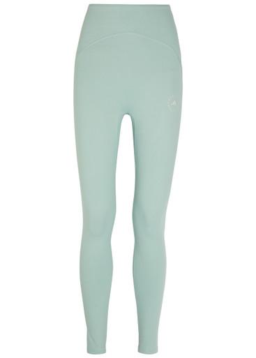 Studio ruched stretch-jersey leggings by ADIDAS X STELLA MCCARTNEY