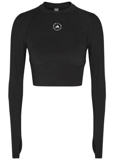 Training cropped stretch-jersey top by ADIDAS X STELLA MCCARTNEY