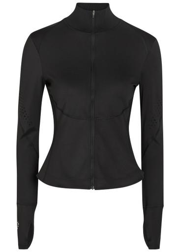 Training stretch-jersey midlayer jacket by ADIDAS X STELLA MCCARTNEY