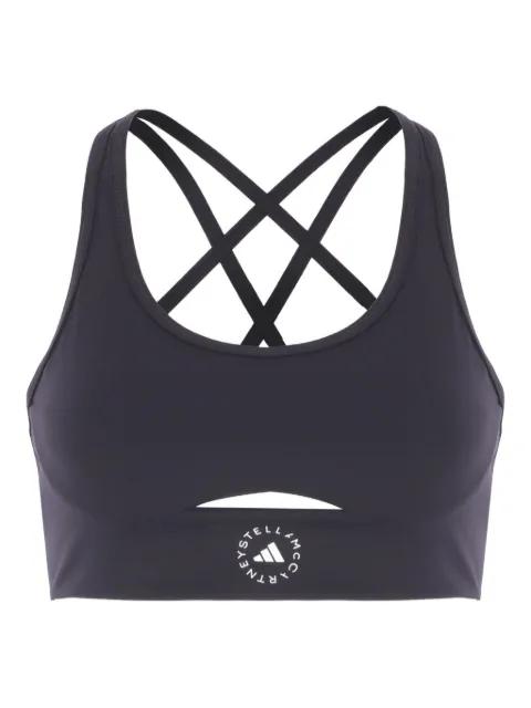 cross-back sports bra by ADIDAS X STELLA MCCARTNEY