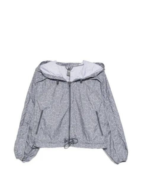 floral hoodied jacket by ADIDAS X STELLA MCCARTNEY