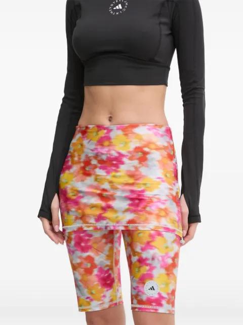 floral-print shorts by ADIDAS X STELLA MCCARTNEY