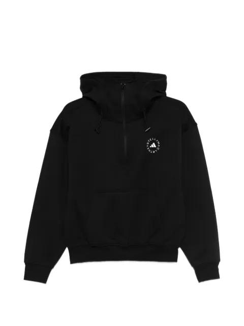 half-zip hoodied sweatshirt by ADIDAS X STELLA MCCARTNEY
