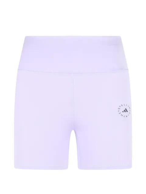 high-waist logo-detail shorts by ADIDAS X STELLA MCCARTNEY