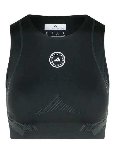 logo-embellished sleeveless crop top by ADIDAS X STELLA MCCARTNEY