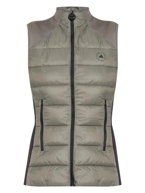 logo-print gilet by ADIDAS X STELLA MCCARTNEY