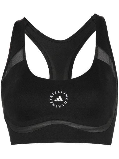 logo-print sports bra by ADIDAS X STELLA MCCARTNEY