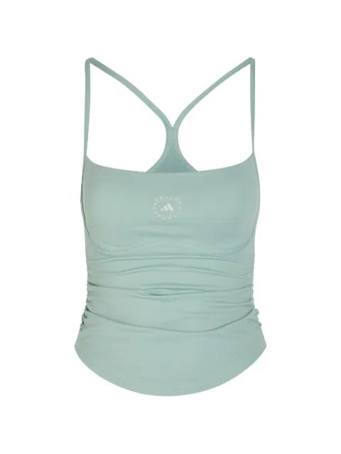 ruched racerback tank top by ADIDAS X STELLA MCCARTNEY