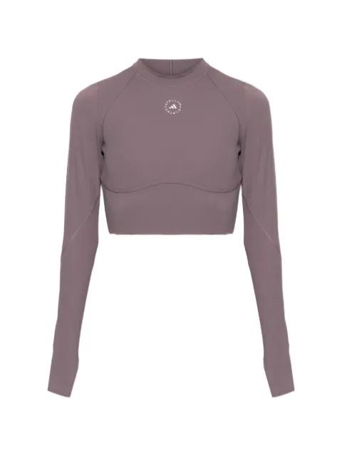 x Stella McCartney long-sleeve cropped top by ADIDAS X STELLA MCCARTNEY