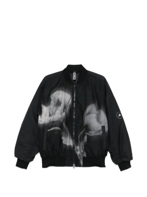 x adidas x Stella McCartney floral print bomber jacket by ADIDAS X STELLA MCCARTNEY