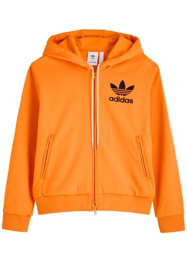 Logo hoodied jersey track jacket by ADIDAS X WALES BONNER