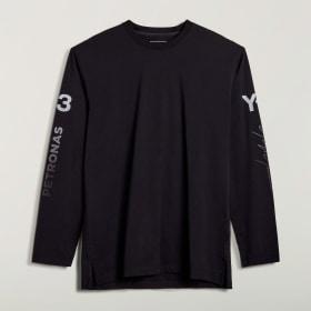 Y-3 MERCEDES CHAOS LOGO LONG SLEEVE TEE by ADIDAS