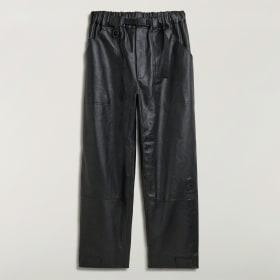 Y-3 MERCEDES LEATHER RACING PANTS by ADIDAS