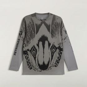 Y-3 MERCEDES WOLF GRAPHIC LONG SLEEVE TEE by ADIDAS
