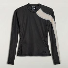 Y-3 MESH FITTED LONGSLEEVE TEE by ADIDAS