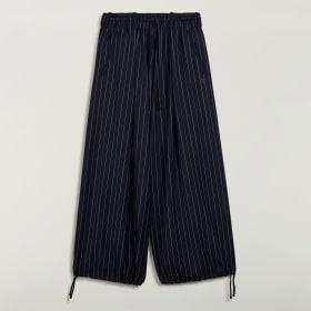 Y-3 REFINED WOOL CROPPED WIDE LEG PANTS by ADIDAS