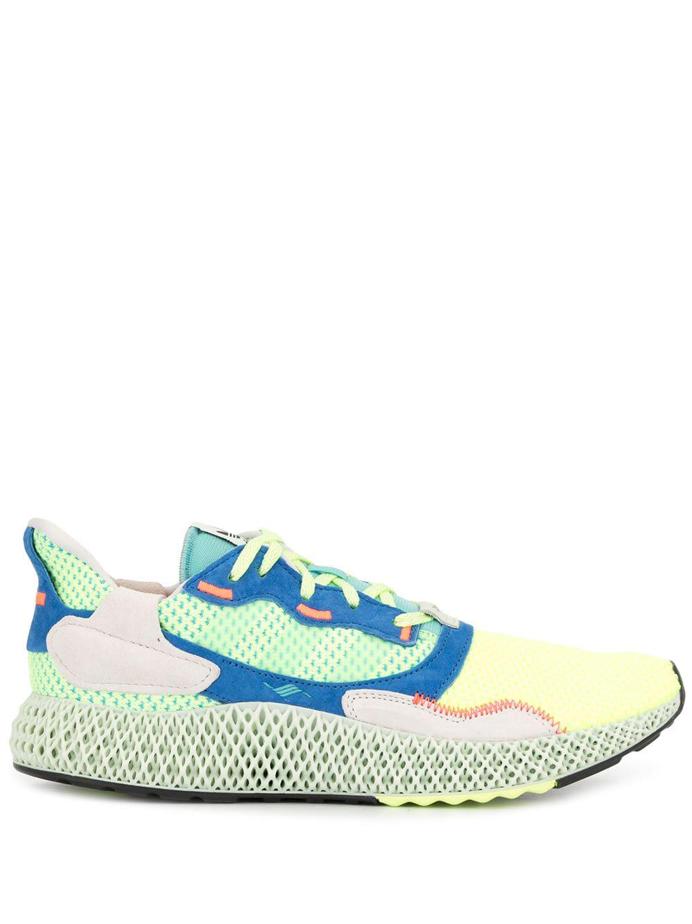 ZX 4000 4D "Easy Mint" sneakers by ADIDAS
