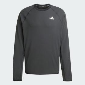 adi365 Fuzzy Knit Crew Sweatshirt by ADIDAS