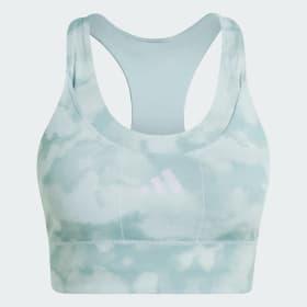 adi365 Running Pocket Graphic Medium Support Bra by ADIDAS