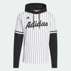 adidas Dugout Pinstripe Hooded Jersey by ADIDAS