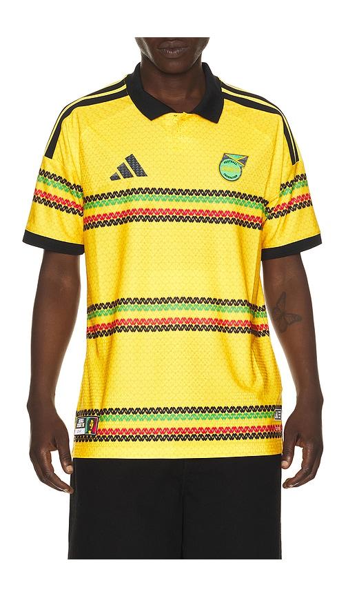 adidas Originals JFF Jamaica 26 World Cup Jersey in Yellow by ADIDAS