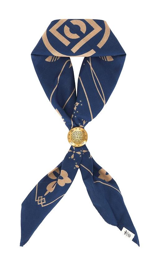adidas Originals x Clot By Edison Chen Bandana Slider in Blue by ADIDAS