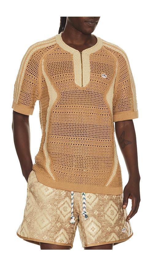 adidas Originals x Clot By Edison Chen Knit Jersey in Tan by ADIDAS