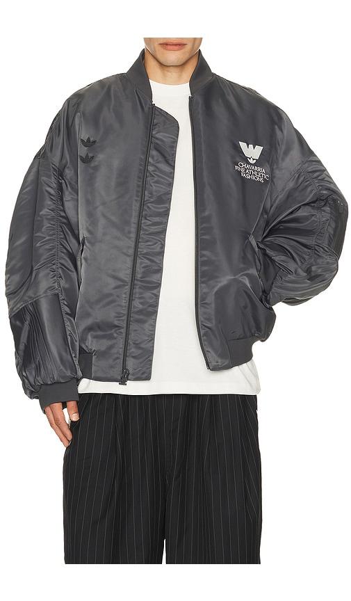 adidas Originals x Willy Chavarria Bomber Jacket in Black by ADIDAS