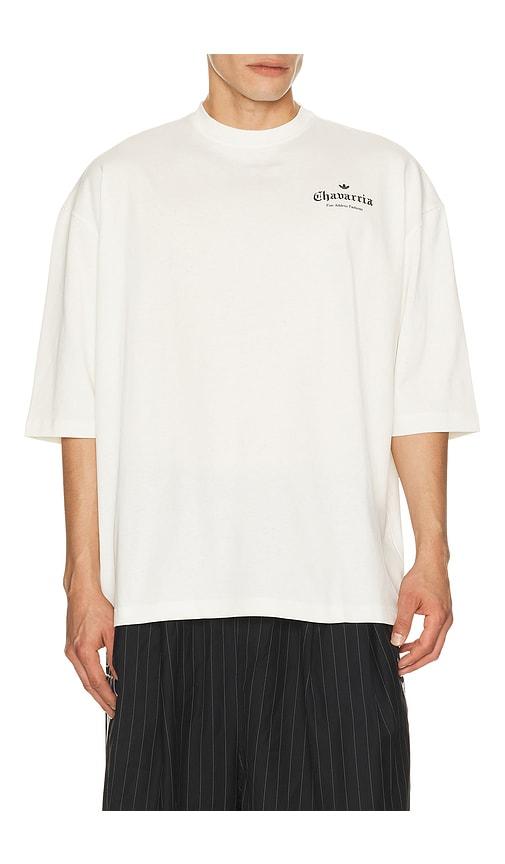 adidas Originals x Willy Chavarria Logo Tee in White by ADIDAS