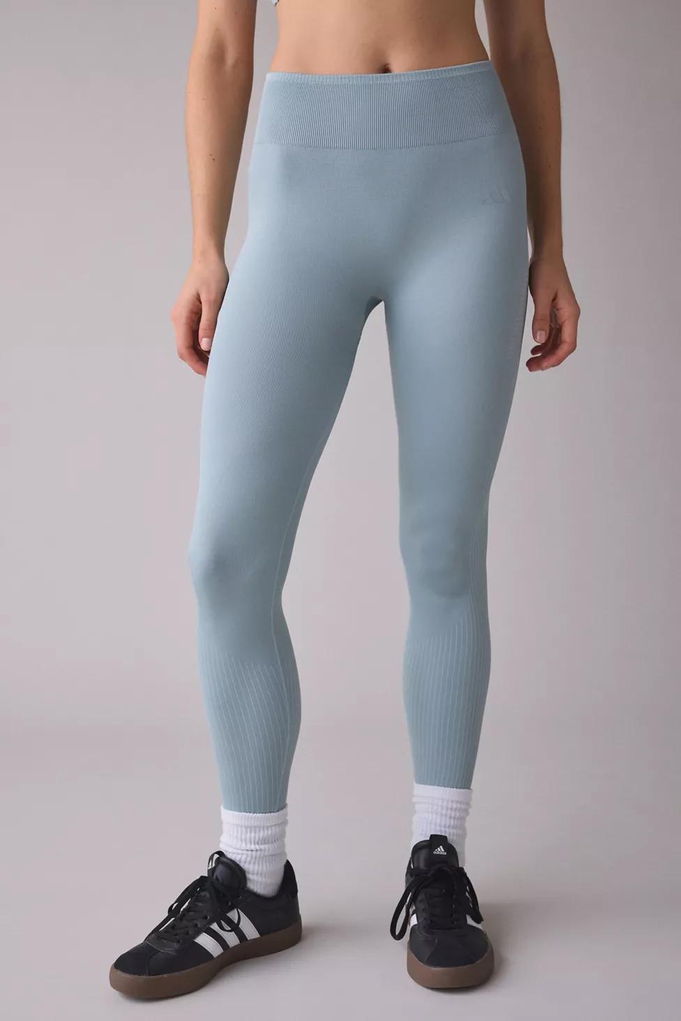 adidas Workout Essentials Knit Full-Length Leggings by ADIDAS
