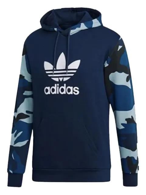 camouflage-panelled hoodie by ADIDAS