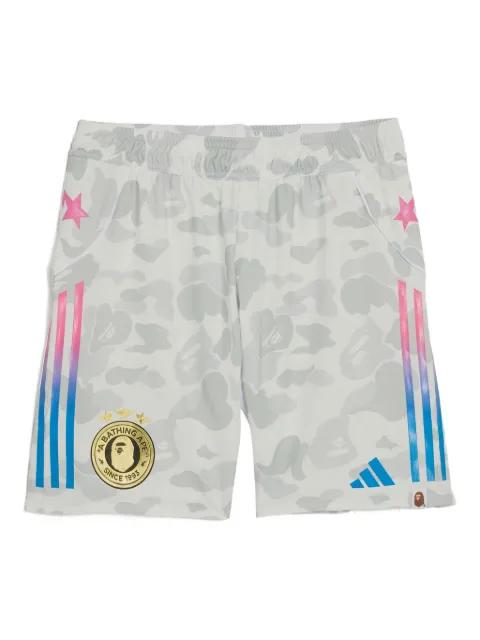 camouflage-print football shorts by ADIDAS