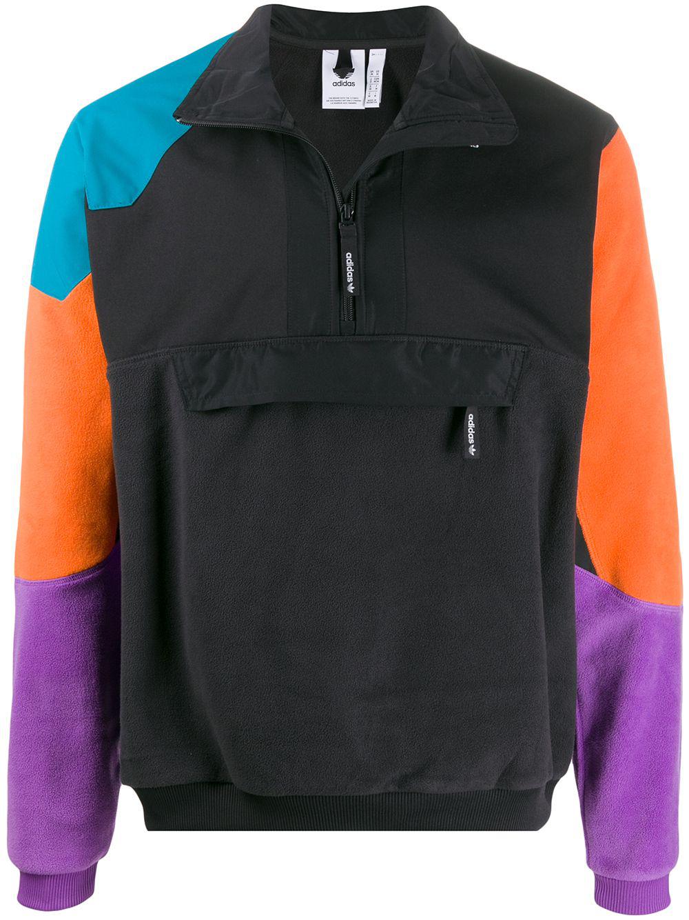 colour blocked sport jacket by ADIDAS