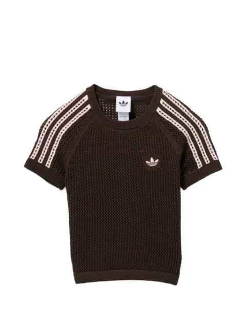 crochet short-sleeves top by ADIDAS