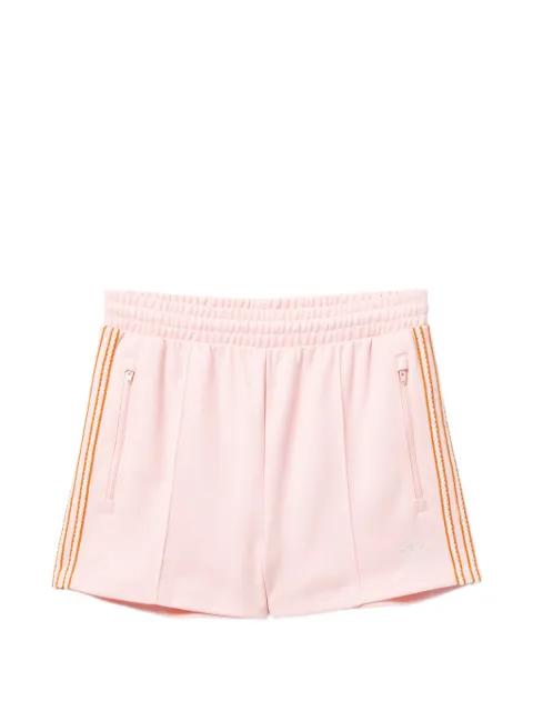crochet-stripe shorts by ADIDAS