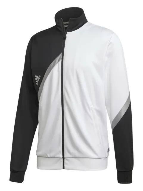diagonal-panel track jacket by ADIDAS