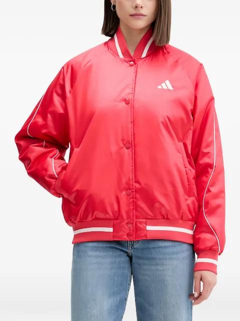 embroided bomber jacket by ADIDAS