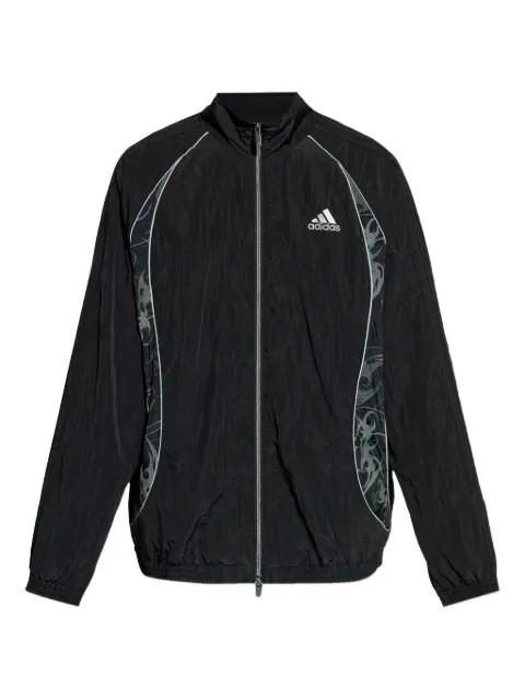 embroidered graphic-panel track jacket by ADIDAS