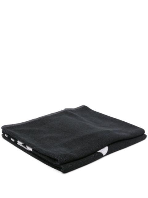 extra-large trefoil-jacquard towel (100cm x 170cm) by ADIDAS