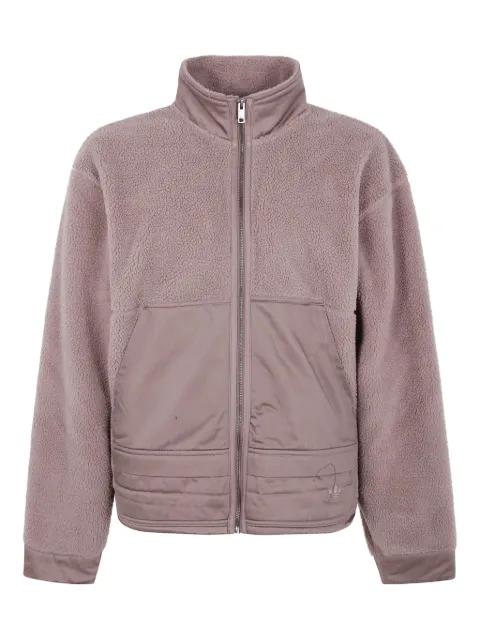 fleece zip-up sweatshirt by ADIDAS