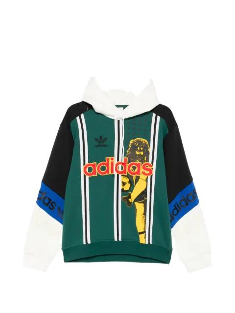 graphic print hoodie by ADIDAS