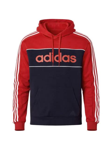 hoodied colourblock sweatshirt by ADIDAS