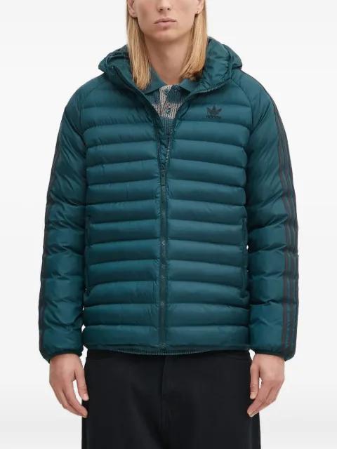 hoodied padded jacket by ADIDAS