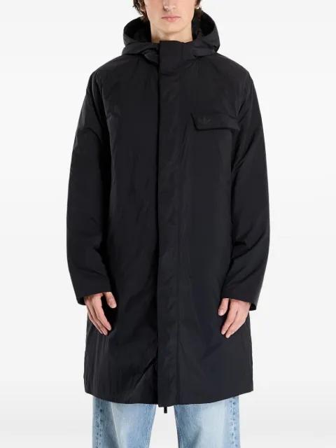 hoodied pocket parka by ADIDAS